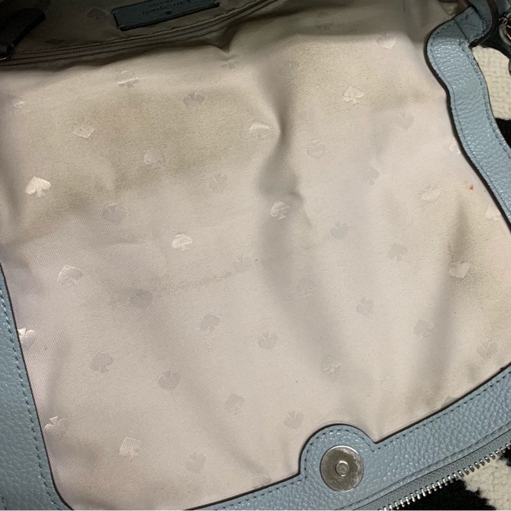 Kate Spade Jackson Blue Flap Shoulder Bag - Picture 15 of 15